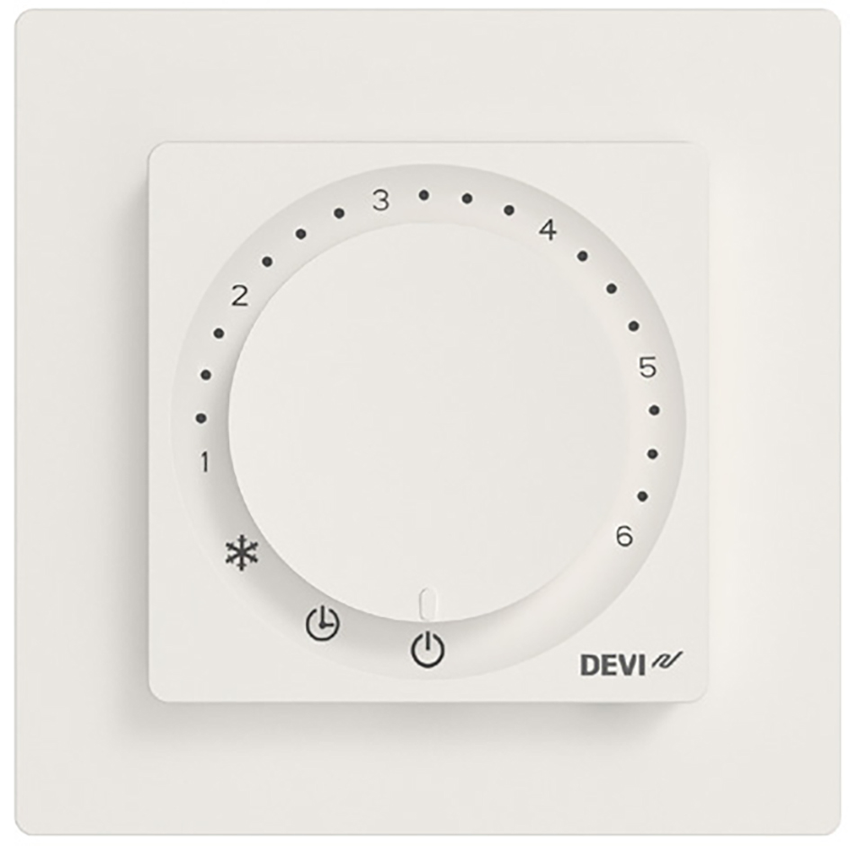 DEVI Raumthermostat 230V 16A IP21 DEVIreg Basic Widerstandssensor