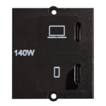 BACHMANN UE-Ladegerät USB schnell 5-28V BM0021867 50Hz