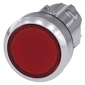 Siemens Siemens Dig Industr. Drucktaster 22mm, rund, rot 3SU1051-0AB20-0AA0