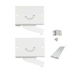 SG LEUCHTEN Befestigungsset weiß Aluminium LINEAL 80 320943