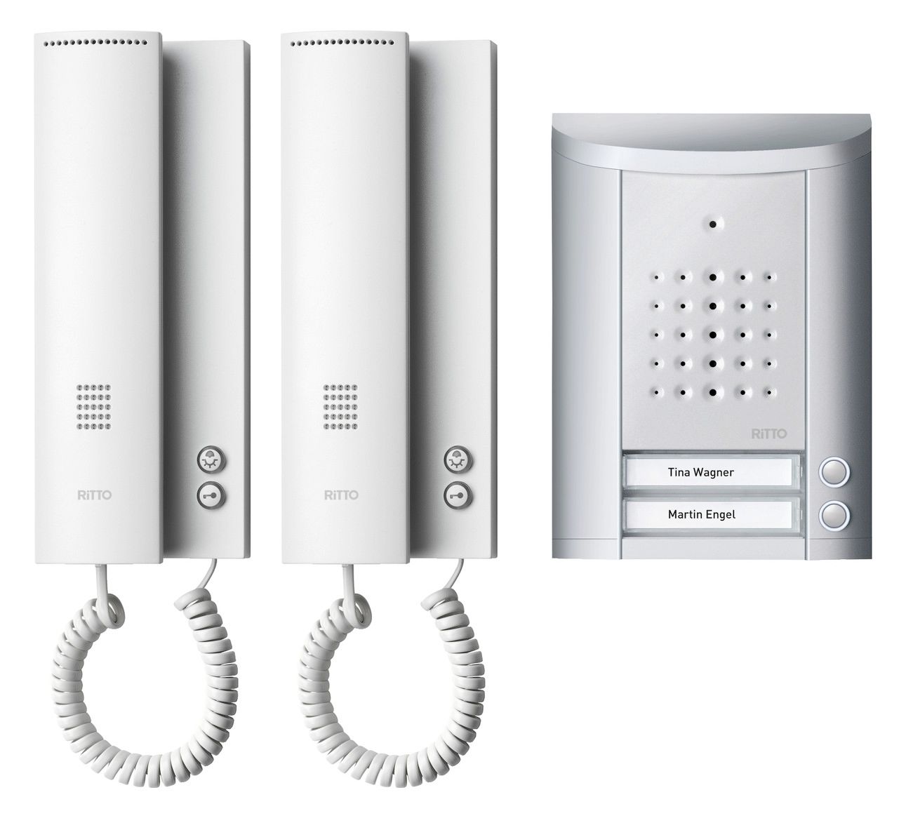 Comelit Ritto 1841220 Entravox Komplettpaket 2WE silber