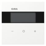 GIRA Raumtemperaturregler Unterputz KNX reinweiß matt 200572 Basis+zentr Abdeckpl