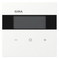 GIRA Raumtemperaturregler Unterputz KNX reinweiß matt 200572 Basis+zentr Abdeckpl