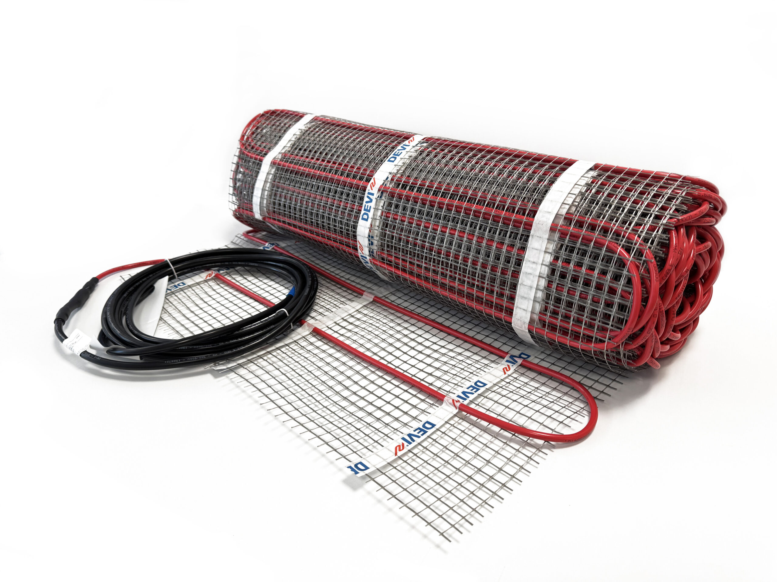 DEVI Heizkabel 150W/qm 1805W 12,2qm 230V 140F1476 1Kaltl 15W/m mit Trägerm