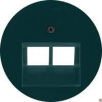 BERKER Zentralplatte UAE/IAE gn matt R:Classic MAN0301124 Schraubbef