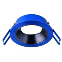 Rutec ALU18211 Einbauring MixMi, schwenkb.,ru, Aluminium dunkelblau/schiefer