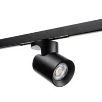 SG LEUCHTEN LED-Schienenstrahler 6,5W schwarz Zip Aneto 320796 Konverter dimmbar 1LED 3000K weiß
