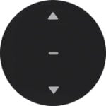 BERKER Wippe Serien Schalter schwarz lackiert R.Classic MAN0306924 Pfeile