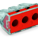 WAGO Dosenklemme 3x2,5-6qmm, transp. 773-173