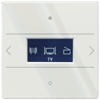 THEBEN Tastsensor KNX Unterputz weiß glänzend 2-fach 20pkt iON 108 KNX G WH inklusiveAnkoppl LED