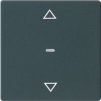 BERKER Wippe 1t Jalousie schwarz samt MAN0202323 Pfeile