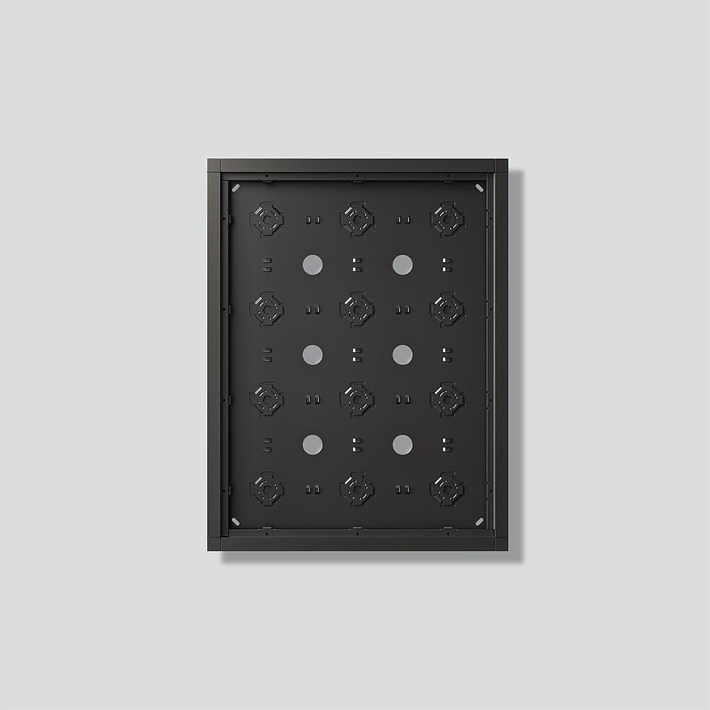 Siedle SIEDLE Gehäuse Aluminium innen/außen grau GA 612-4/3-01 DG