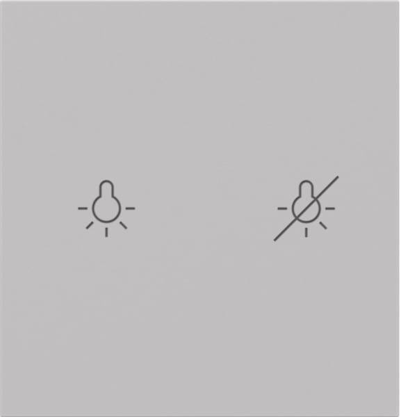 BERKER Wippe 1t Tastsensor alu matt BSF 81181284 Ind. Bedruckung für Bussystem