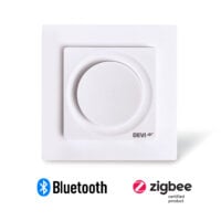 DEVI Uhrenthermostat 4-35°C 230V weiß IP21 140F1162 16A