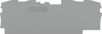 WAGO Abschluss- und Zwischenpl. 1mm dick, grau 2006-1491