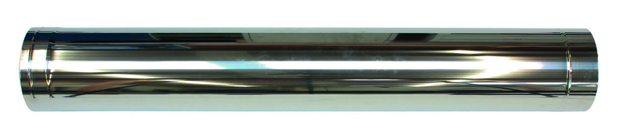 Verlängerung 1,0 m 110/160 mm Fassadenverlegung konz. PP/Edelstahl