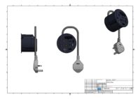 BACHMANN Multi-Tischsteckdose EB 2USB schwarz BM0016674 Kunststoff