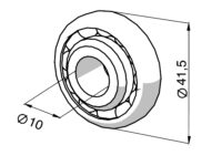 Somfy Kugellager für Walzenkapsel 1781036