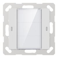 Multifunktions-Tastsensor ADVANCE+, 1-fach Weiss glänzend inklusive 284134