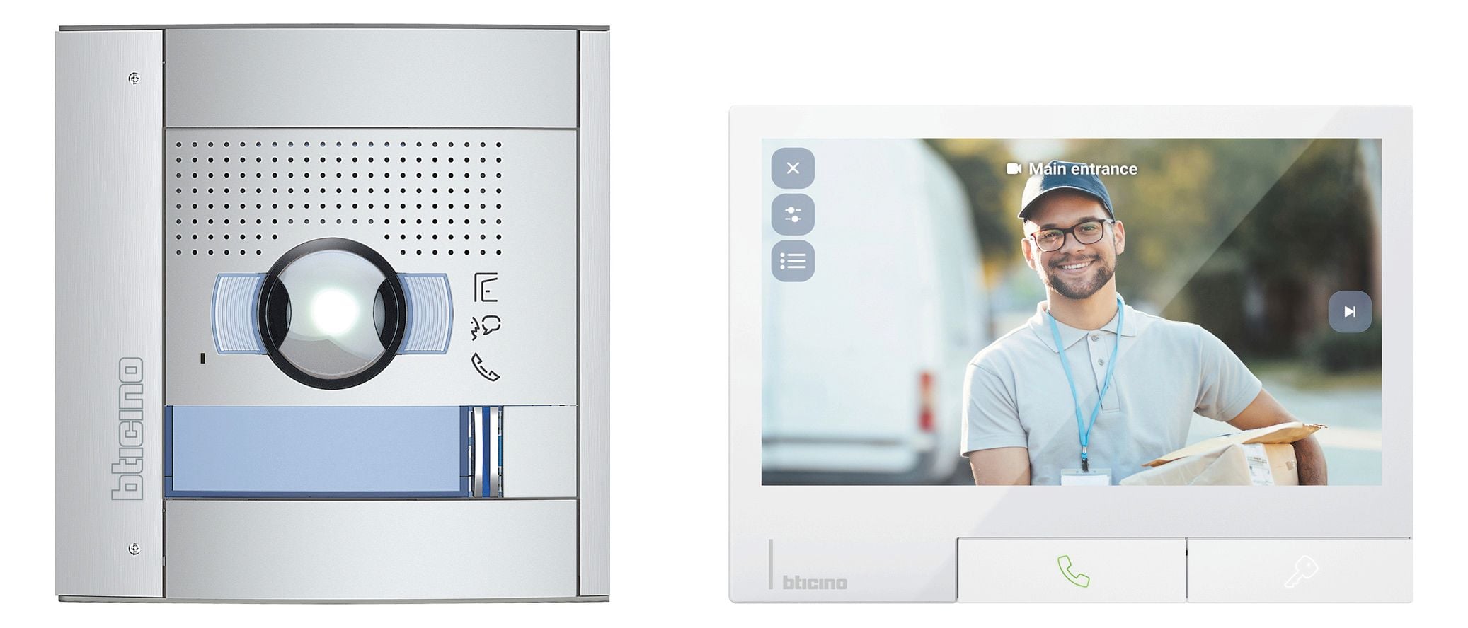 Legrand 363532 Flex'ONE Videoset mit Türstation SFERA (1 u.2 Ruftasten) +CLASSE300X
