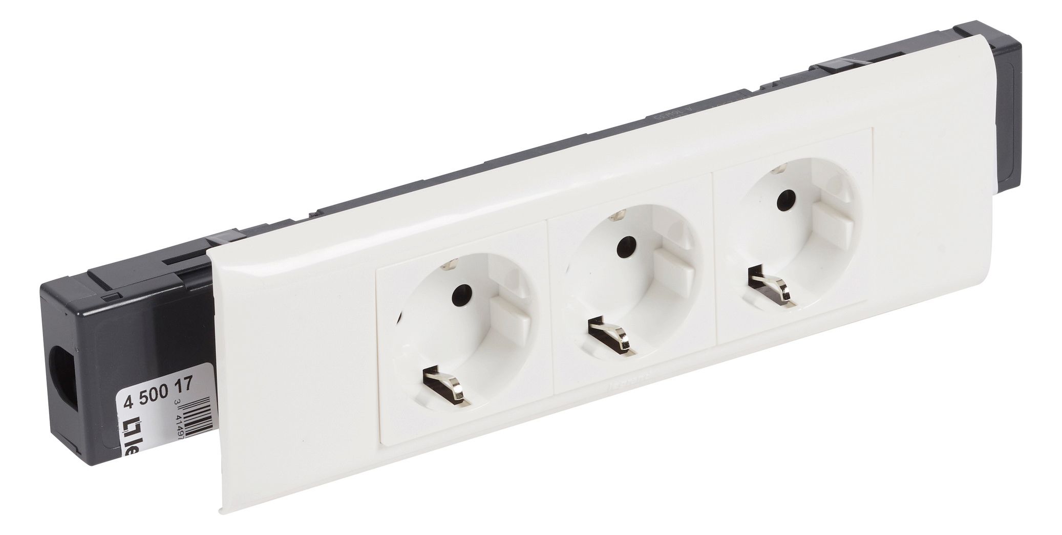 Legrand 077433 Mosaic Steckdose SDO 3-fach DLP 65mm SL weiß