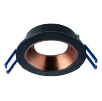 Rutec ALU02214 Einbauring MixMi, schwenkb.,ru, Aluminium schwarz matt/rotbronze