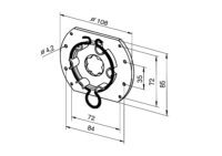 Somfy Antriebslager für Blendkappen 9763609