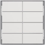 BERKER achtteilige Taste Tastsensor matt 81184029 polws Ind. Bedruckung
