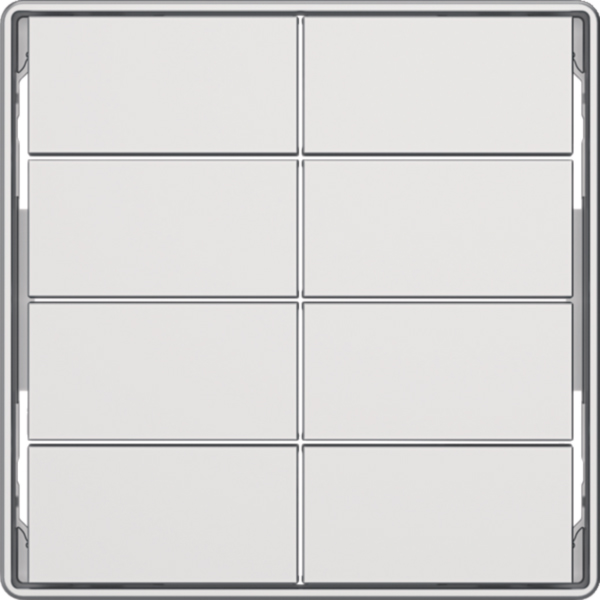 BERKER achtteilige Taste Tastsensor matt 81184029 polws Ind. Bedruckung