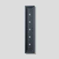 SIEDLE Gehäuse Aluminium innen/außen anthrazit GA 612-6/1-01 Außengewinde