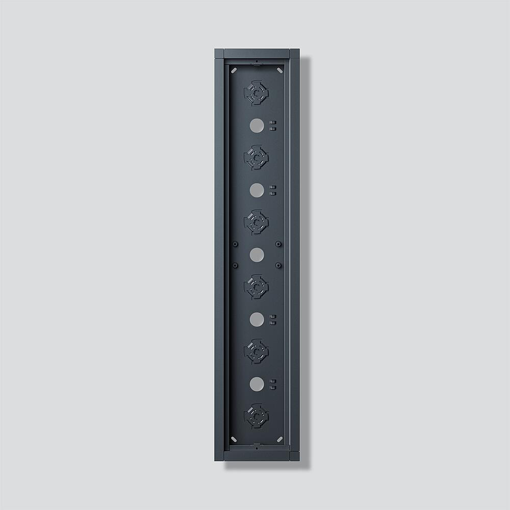 Siedle SIEDLE Gehäuse Aluminium innen/außen anthrazit GA 612-6/1-01 Außengewinde