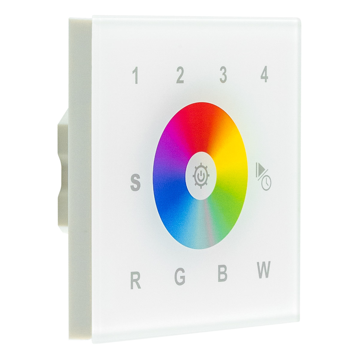 EVN Lichttechnik WIFI RGBW-Controller Panel für Wandeinbau WIFI-WPRGB+W-weiß