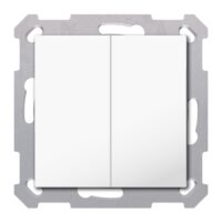 MDT Tastsensor KNX Unterputz reinweiß glänzend 2-fach 4pkt TAL-55B2002.02S