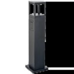 SG LEUCHTEN LED-Pollerleuchte 12W IP44 FAGERNES 630103 3000K 610lm schwarz Aluminium
