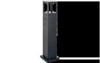 SG LEUCHTEN LED-Pollerleuchte 12W IP44 FAGERNES 630103 3000K 610lm schwarz Aluminium
