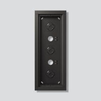 SIEDLE Gehäuse Aluminium innen/außen grau GA 612-3/1-01 DG