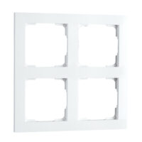 SG LEUCHTEN Rahmen 2-fach weiß matt horizontal Kunststoff 078060