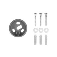 ESYLUX Montageplatte alu Ø100mm H60mm ALVA BL 700/100 BASE PLATE AN