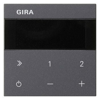 GIRA UP-Radio anthrazit Bedienelement 232228