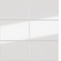 BERKER sechsteilige Taste Tastsensor glänzend 81183080 polws Ind. Bedruckung