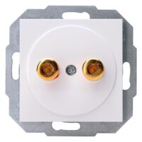 Kopp HK07 -Lautsprechersteckdose f.4mm Bananenstecker ohne Lautsprecherkabel bi