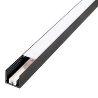 SG LEUCHTEN Dekorelement schwarz Aluminium L1800mm STRIPLINE 391495 B26mm H24mm