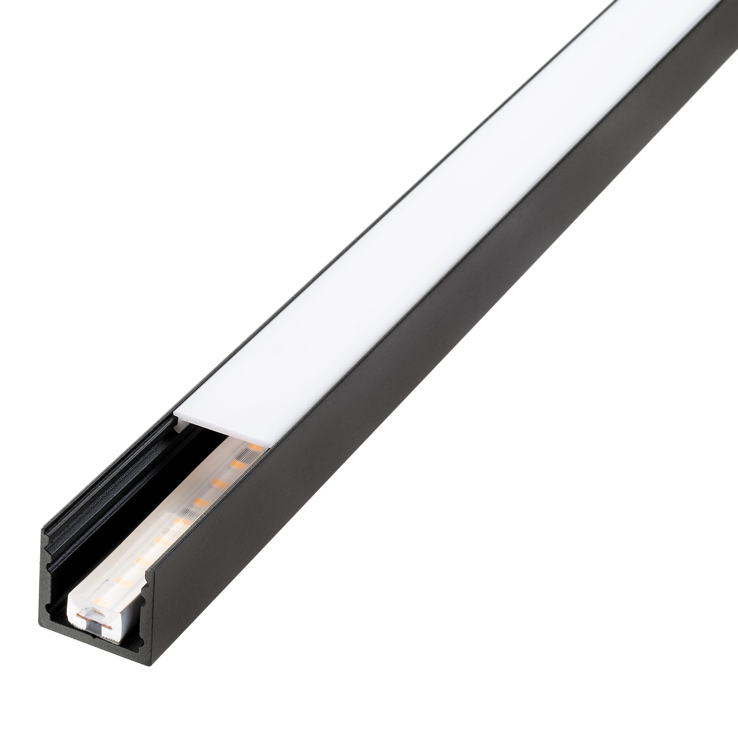 SG LEUCHTEN Dekorelement schwarz Aluminium L1800mm STRIPLINE 391495 B26mm H24mm