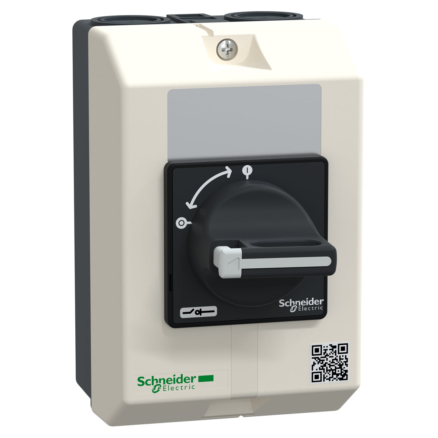 Schneider VBF01GE Hauptschalter 3p 690V 16A mit Aufbaugeh. Griff schwarz abschl.