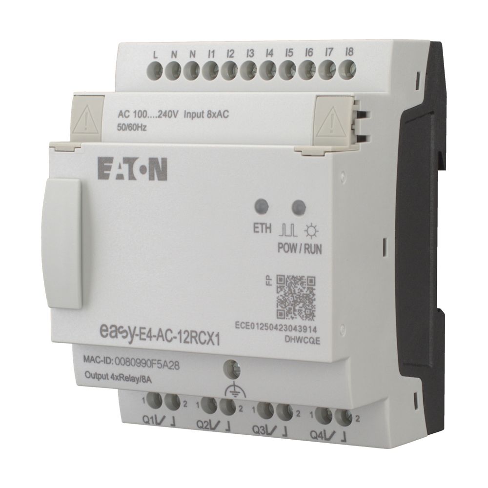Eaton Eaton (Moeller) Steuerrelais 8 digitale Eingänge EASY-E4-AC-12RCX1
