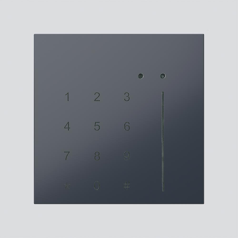 Siedle SIEDLE Lesegerät grau 99x99x25mm SE 1045 DKT Außengewinde