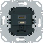 BERKER USB-Spannungsversorgung 2USB-C Unterputz 270415 3000mA anthrazit 5-12V 50-60Hz