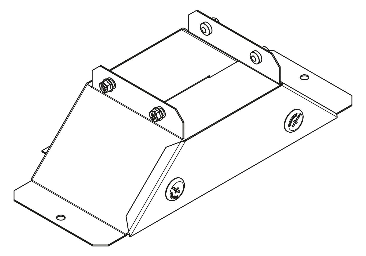 Legrand Legrand MGR33B Salamandre IP30 trunking 75x75mm bellmouth