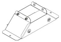 Legrand MGR64B Salamandre IP30 trunking 150x100mm bellmouth