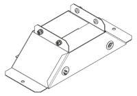 Legrand MGR93B Salamandre IP30 trunking 225x75mm bellmouth